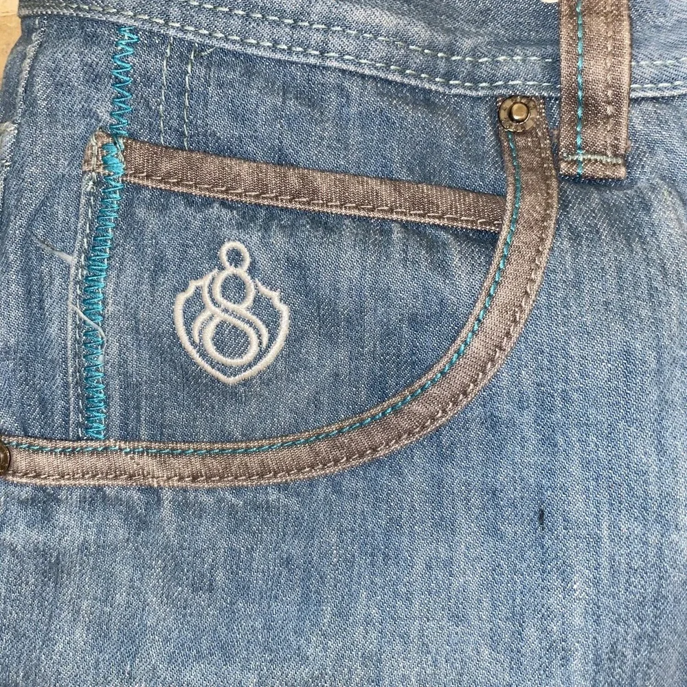 Eight 732 Mens Relaxed Jeans Size 38x34(36x33)‎ Heavy Denim Urban Streetwear